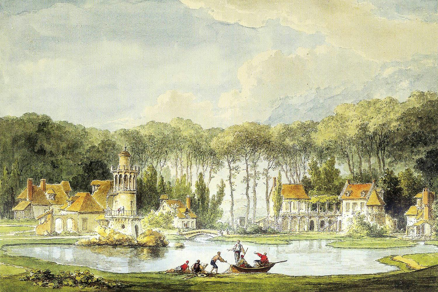 parken 8cbswXjHT9 Lustslottet Petit Trianon.